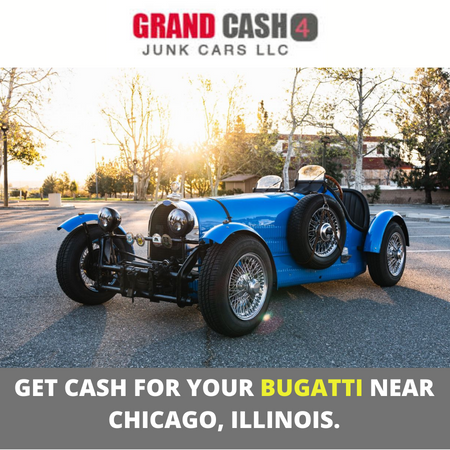 Get cash for your Bugatti near Chicago, Illinois.