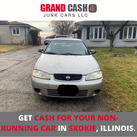 Get cash for your non-running car in Skokie, Illinois