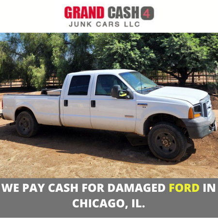 We pay cash for damaged Ford in Chicago, IL.