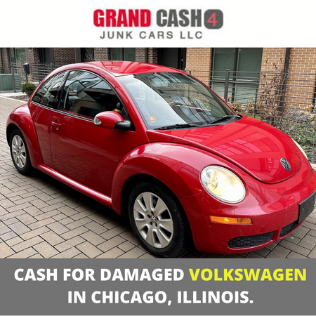 Cash for damaged Volkswagen in Chicago, Illinois.