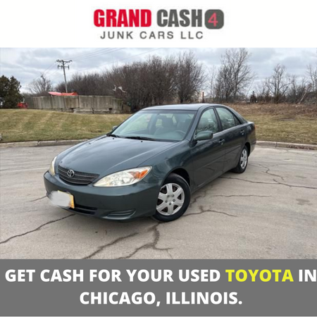 Get cash for your used Toyota in Chicago, Illinois.