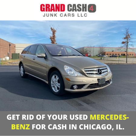 Get rid of your used Mercedes-Benz for cash in Chicago, IL.