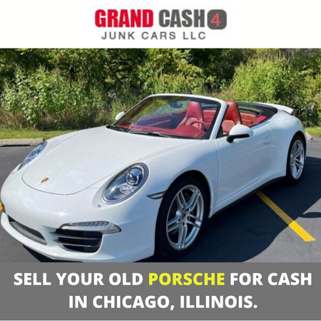 Sell your old Porsche for cash in Chicago, Illinois.